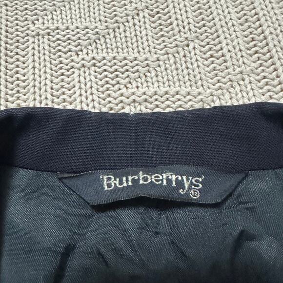 Vintage Burberry navy two button blazer size 40R - Picture 5 of 12